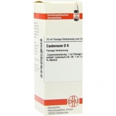 CASTOREUM D 6 Dilution 20 ml