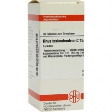 RHUS TOXICODENDRON C 15 Tabletten 80 St