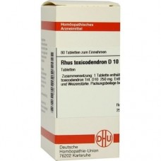 RHUS TOXICODENDRON D 10 Tabletten 80 St