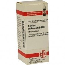 CALCIUM SULFURICUM D 200 Globuli 10 g
