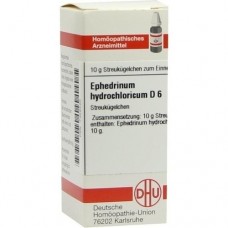 EPHEDRINUM hydrochloricum D 6 Globuli 10 g