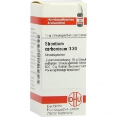STRONTIUM CARBONICUM D 30 Globuli 10 g