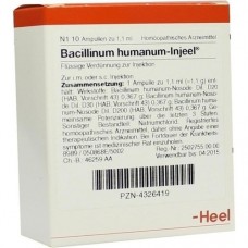 BACILLINUM humanum Injeel Ampullen 10 St