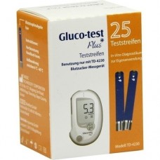 GLUCO TEST Plus Blutzuckerteststreifen 25 St