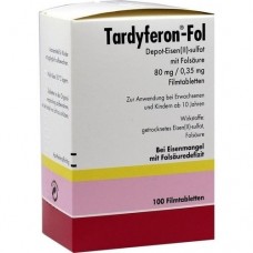 TARDYFERON-Fol Depot-Eisen(II)-sul.m.Fols.Filmtab. 100 St