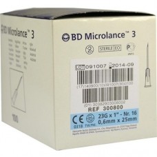 BD MICROLANCE Kanüle 23 G 1 0,6x25 mm 100 St