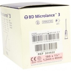 BD MICROLANCE Kanüle 18 G 1 1/2 trans.18 40 mm 100 St