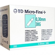 BD MICRO-FINE+ Lanzetten 30 G 0,30 mm 200 St