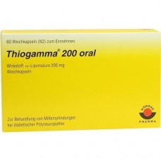 THIOGAMMA 200 oral Weichkapseln 60 St