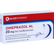 OMEPRAZOL AL 20 mg b.Sodbr.magensaftres.Tabletten 7 St