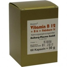 VITAMIN B12+B6+Folsäure Komplex N Kapseln 60 St