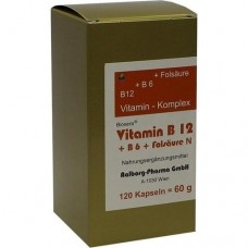 VITAMIN B12+B6+Folsäure Komplex N Kapseln 120 St