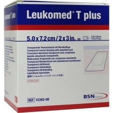 LEUKOMED transp.plus sterile Pflaster 5x7,2 cm 50 St