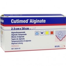 CUTIMED Alginate Alginattamponade 2,5x30 cm 5 St