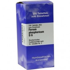 BIOCHEMIE 3 Ferrum phosphoricum D 6 Tabletten 200 St