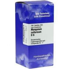 BIOCHEMIE 17 Manganum sulfuricum D 6 Tabletten 200 St