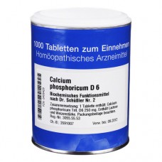 BIOCHEMIE 2 Calcium phosphoricum D 6 Tabletten 1000 St