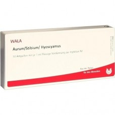 AURUM/STIBIUM/Hyoscyamus Ampullen 10X1 ml