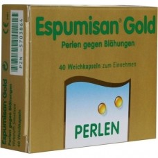 ESPUMISAN Gold Perlen gegen Blähungen 40 St