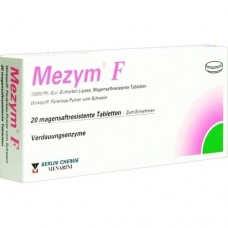 MEZYM F magensaftresistente Tabletten 20 St