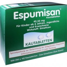 ESPUMISAN Kautabletten f.bildgebende Diagnostik 50X10 St