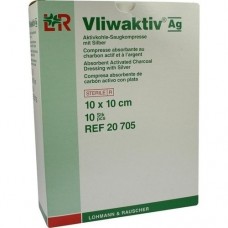 VLIWAKTIV AG Aktivkohle Saugkomp.m.Silber 10x10 cm 10 St