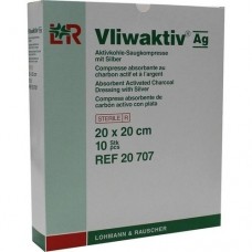 VLIWAKTIV AG Aktivkohle Saugkomp.m.Silber 20x20 cm 10 St