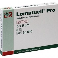 LOMATUELL Pro 5x5 cm steril 8 St