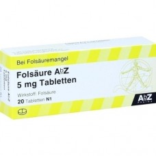 FOLSÄURE ABZ 5 mg Tabletten 20 St