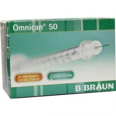 OMNICAN Insulinspr.0,5 ml U100 m.Kan.0,30x12 mm 100 St