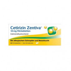 CETIRIZIN Zentiva 10 mg Filmtabletten 50 St