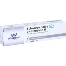 SCHWARZE SALBE 50% Lichtenstein N 40 g