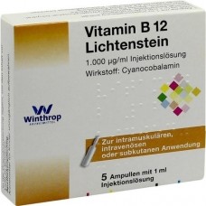 VITAMIN B12 1.000 μg Lichtenstein Ampullen 5X1 ml