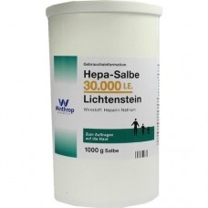 HEPA SALBE 30.000 I.E. Lichtenstein 1000 g
