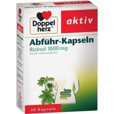 DOPPELHERZ Abführ-Kapseln Rizinol 1.000 mg 30 St