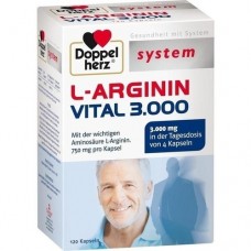 DOPPELHERZ L-Arginin Vital 3.000 system Kapseln 120 St