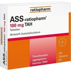 ASS ratiopharm 100 mg TAH Tabletten 100 St