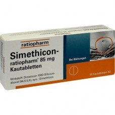 SIMETHICON ratiopharm 85 mg Kautabletten 50 St