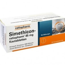 SIMETHICON ratiopharm 85 mg Kautabletten 100 St