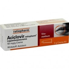 ACICLOVIR ratiopharm Lippenherpescreme 2 g