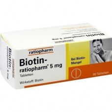 BIOTIN RATIOPHARM 5 mg Tabletten 90 St