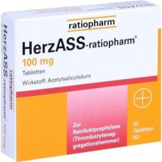 HERZASS ratiopharm 100 mg Tabletten 50 St