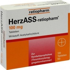 HERZASS ratiopharm 100 mg Tabletten 100 St