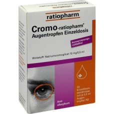 CROMO RATIOPHARM Augentropfen Einzeldosis 20X0.5 ml