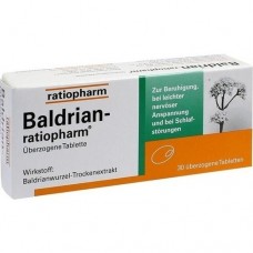 BALDRIAN RATIOPHARM überzogene Tabletten 30 St
