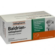 BALDRIAN RATIOPHARM überzogene Tabletten 60 St