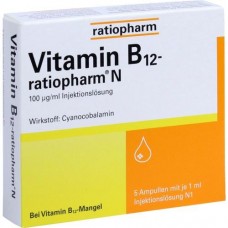 VITAMIN B12 ratiopharm N Ampullen 5X1 ml