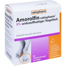 AMOROLFIN ratiopharm 5% wirkstoffhalt.Nagellack 5 ml
