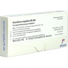 ACONITUM NAPELLUS Rh D 6 Ampullen 8X1 ml