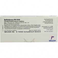 BELLADONNA RH D 30 Ampullen 8X1 ml